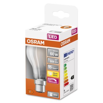 OSRAM LED Retrofit B22d 6,5 W 2700 kelwin 806 lumenówów