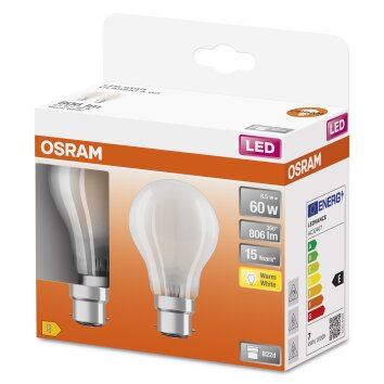 OSRAM LED Retrofit Zestaw 2 lamp E27 4 W 2700 kelwin 420 lumenów