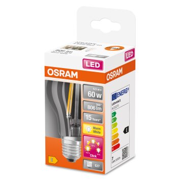 OSRAM CLASSIC A LED E27 6,5 W 2700 kelwin 806 lumenówów