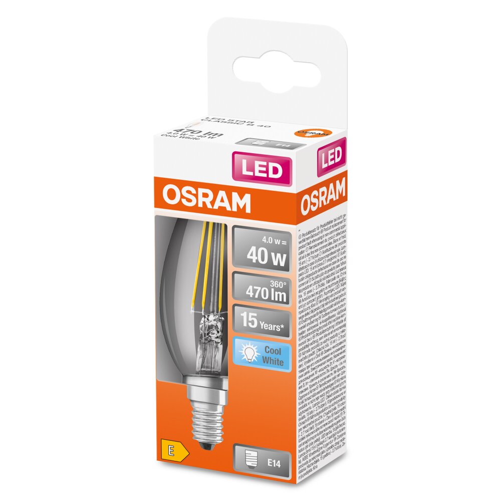 OSRAM LED Retrofit E14 4 wat 4000 kelwin 470 lumenów main product photo