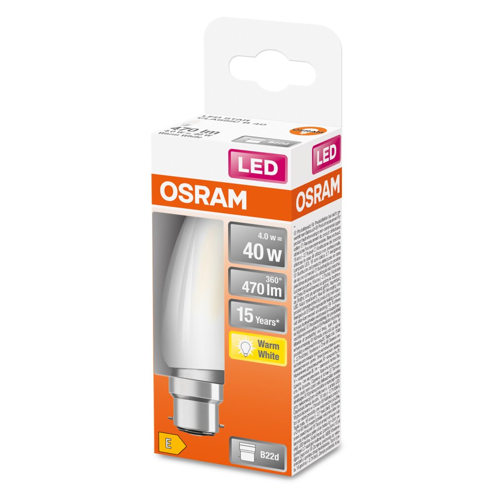 OSRAM LED Retrofit B22d 4 wat 2700 kelwin 470 lumenów main product photo