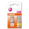 OSRAM LED PIN Zestaw 2 lamp G9 1,9 W 2700 kelwin 200 lumenówów