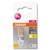 OSRAM LED BASE PIN Zestaw 3 żarówek G9 2,6 W 2700 kelwin 320 lumenówów