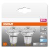 OSRAM LED STAR PAR16 Zestaw 2 GU10 4,3 W 4000 kelwin 350 lumenówów