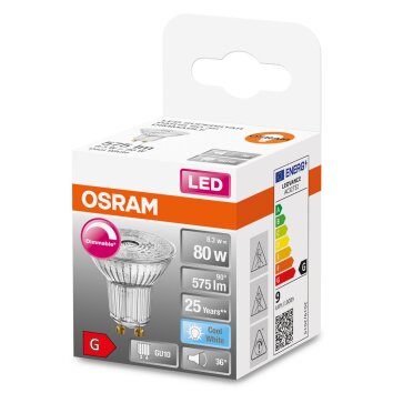 OSRAM LED SUPERSTAR GU10 8,3 W 4000 kelwin 575 lumenówów