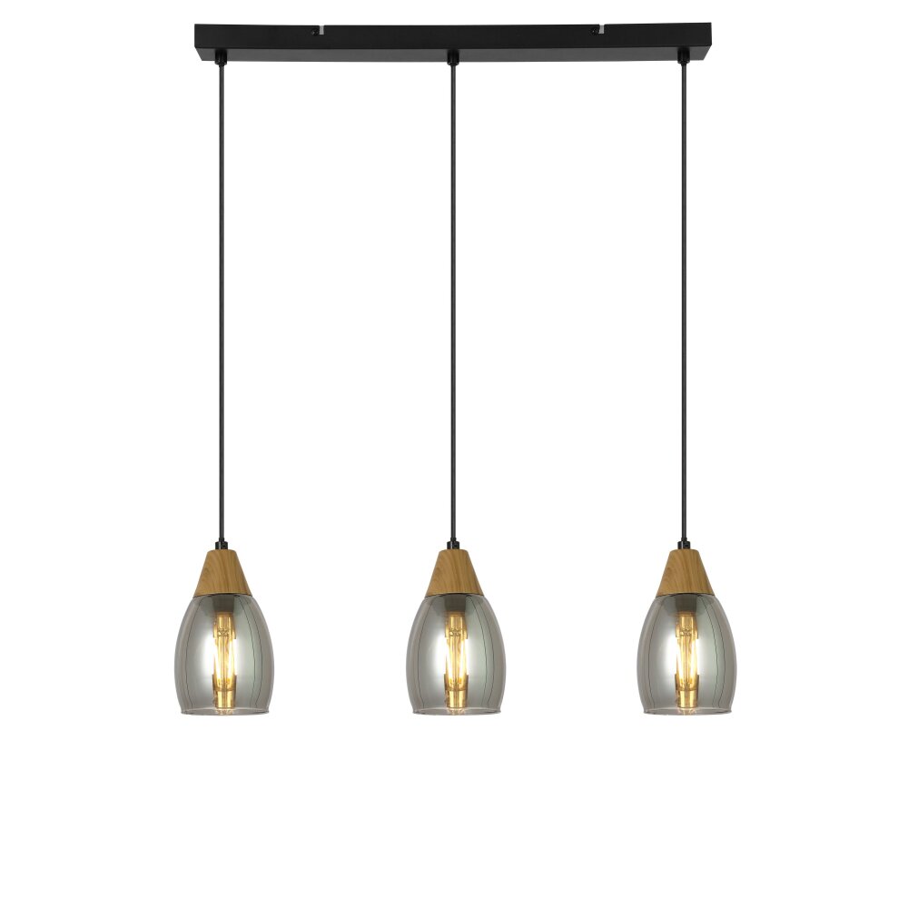Globo REID Lampa Wisząca Czarny, 3-punktowe main product photo
