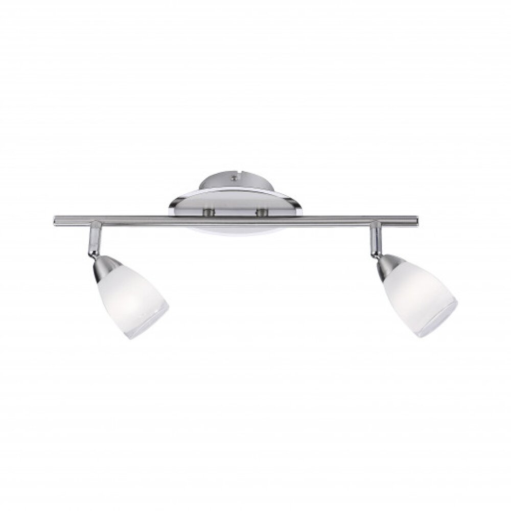 Leuchten-Direkt VINO lampa sufitowa Stal nierdzewna, 2-punktowe main product photo