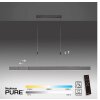 Paul Neuhaus PURE-MOTO Lampa Wisząca LED Szary, 3-punktowe, Zdalne sterowanie