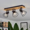 Tros Lampa Sufitowa Ecru, Czarny, 3-punktowe