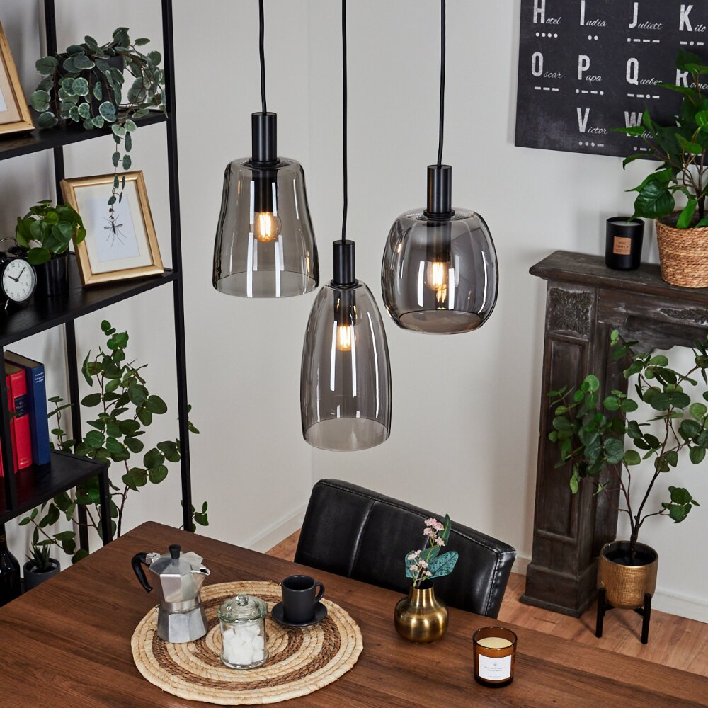 Kenong Lampa Wisząca Czarny, 3-punktowe main product photo