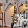 Artemide TOLOMEO Lampa Stojąca Chrom, Czarny, 1-punktowy