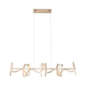 Leuchten Direkt CURLS Lampa Wisząca LED mosiądz, 4-punktowe