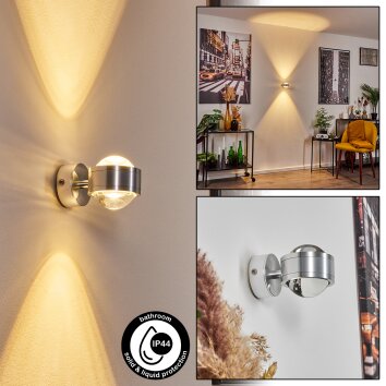 Indore Lampa ścienna LED Aluminium, 2-punktowe