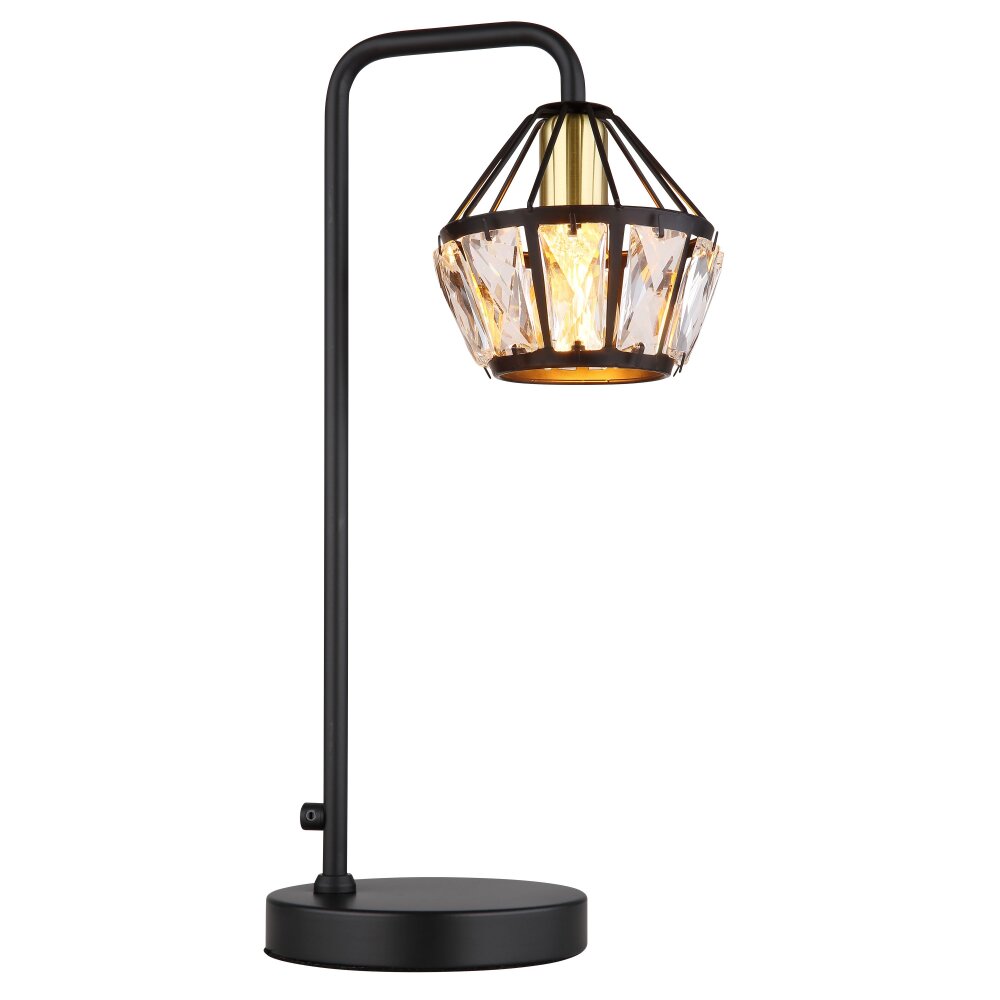 Globo LOIS lampka nocna Mosiądz, Czarny, 1-punktowy main product photo