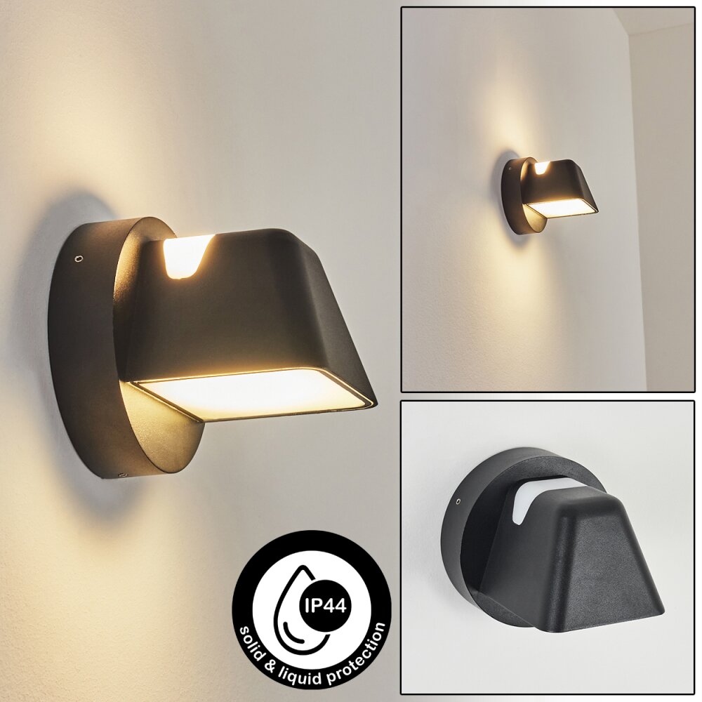 Villermon Zewnętrzny kinkiet LED Czarny, 1-punktowy main product photo