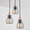 Gondo Lampa Wisząca Czarny, 3-punktowe