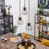 Gondo Lampa Wisząca Czarny, 3-punktowe