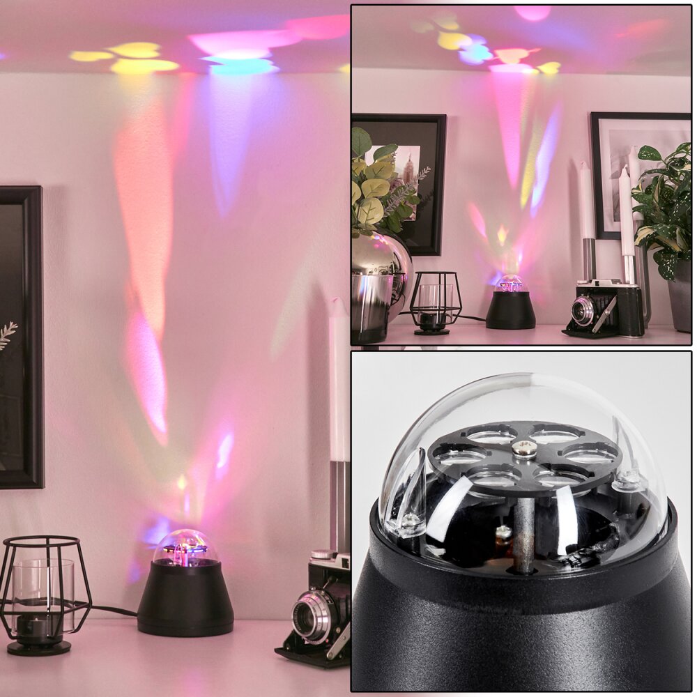 Atabueira lampka nocna LED Czarny, 1-punktowy, Zmieniacz kolorów main product photo