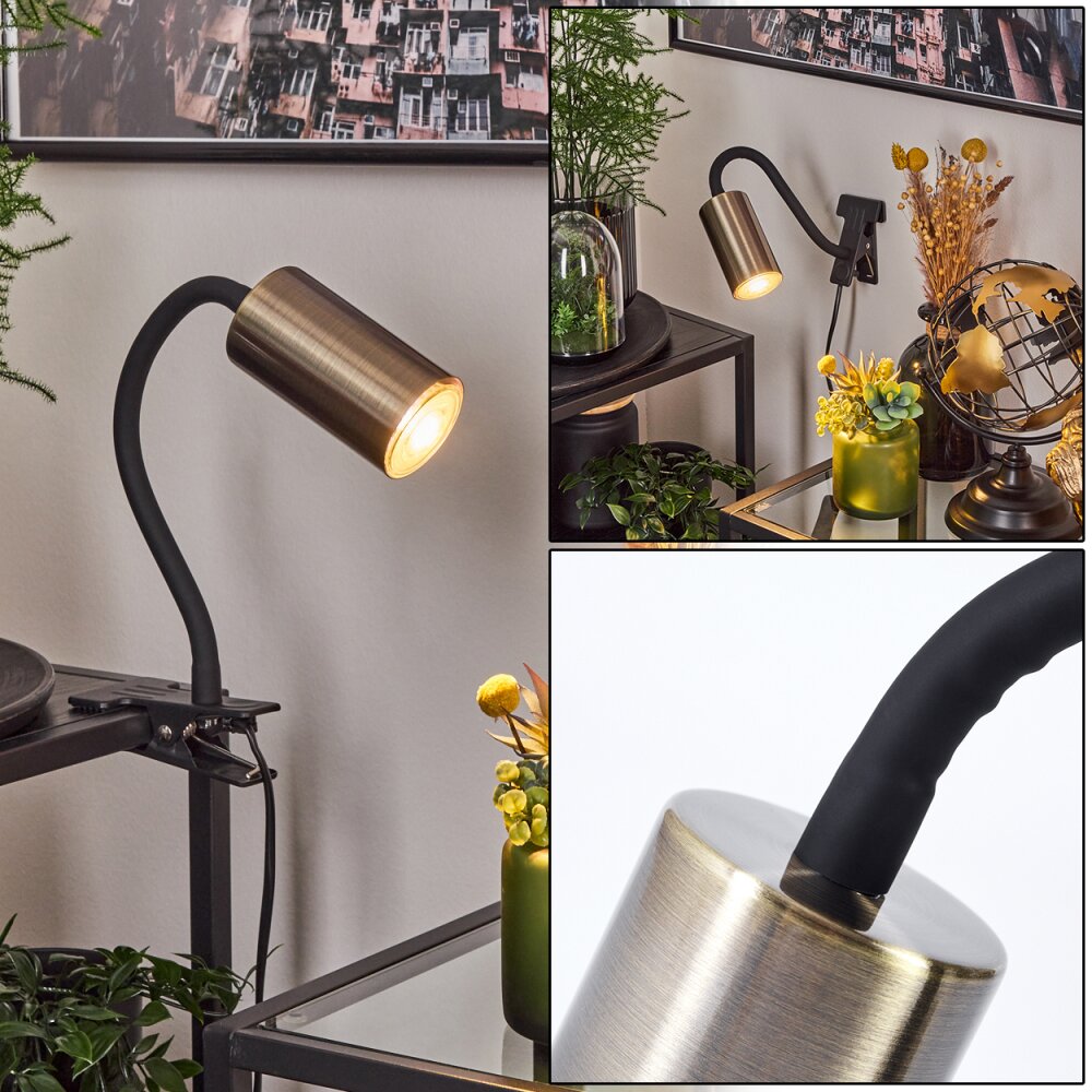 Javel lampa z klipsem Czarny, 1-punktowy main product photo