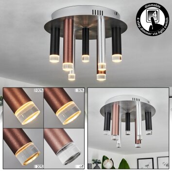 Krachang Lampa Sufitowa LED Aluminium, 1-punktowy