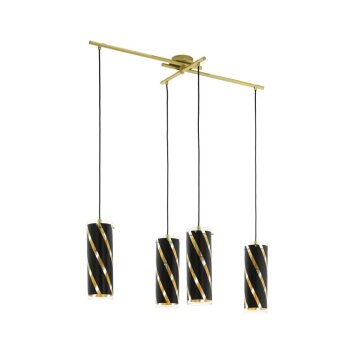 Eglo PINTO NERO Lampa Wisząca złoty, 4-punktowe