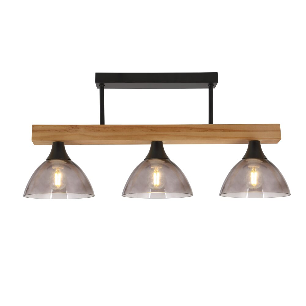 Globo LINDI Lampa Sufitowa Ecru, Czarny, 3-punktowe main product photo