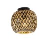 Globo COLLY Lampa Sufitowa Czarny, 1-punktowy