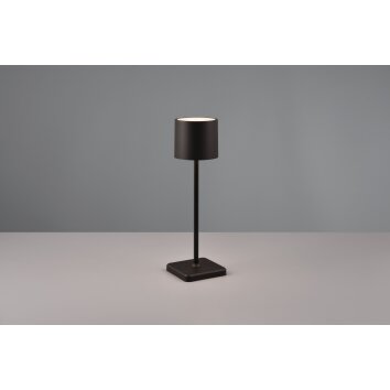 Reality Fernandez Lampa stołowa LED Czarny, 1-punktowy