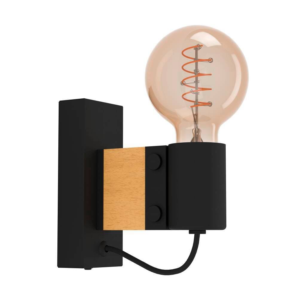 Eglo BAILRIGG Lampa ścienna Ecru, Czarny, 1-punktowy main product photo