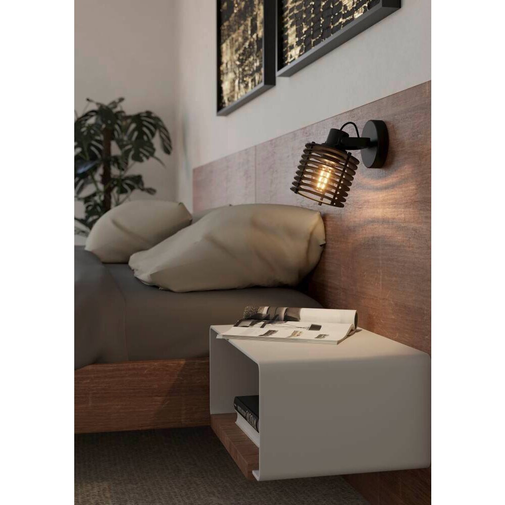 Eglo SEGOVIA Lampa ścienna Czarny, 1-punktowy main product photo