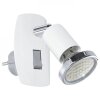 Eglo MINI Lampa z wtyczką LED Chrom, Szary, Biały, 1-punktowy