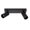 Lucide CLUBS Lampa Sufitowa Czarny, 2-punktowe Lucide CLUBS Lampa Sufitowa Czarny, 2-punktowe