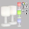 FHL easy Termoli Lampa stołowa LED Biały, 1-punktowy, Zdalne sterowanie, Zmieniacz kolorów