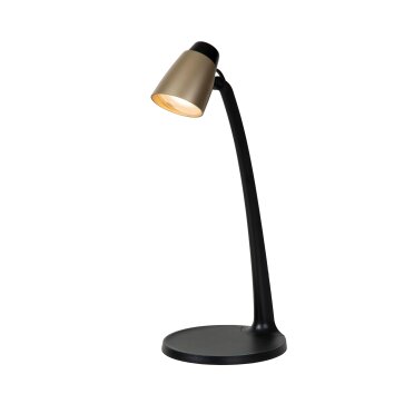 Lucide LUDO Lampa biurkowa LED Czarny, 1-punktowy