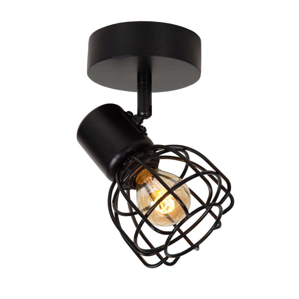 Lucide FILOX Lampa ścienna Czarny, 1-punktowy main product photo