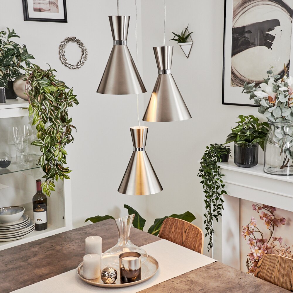 Vijes Lampa Wisząca Nikiel matowy, 3-punktowe main product photo