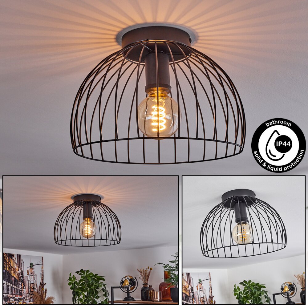 Gourel Lampa Sufitowa Czarny, 1-punktowy main product photo