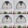 Gourel Lampa Sufitowa Czarny, 1-punktowy