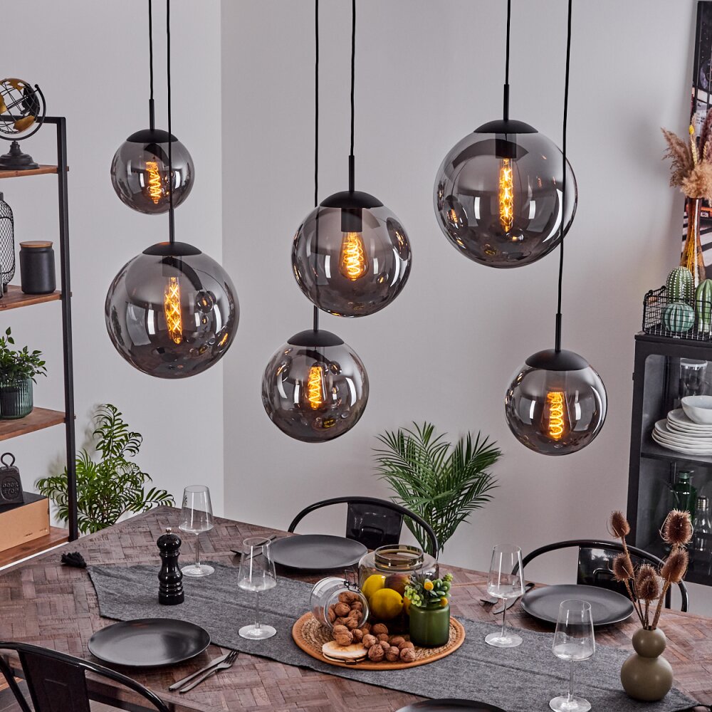 Voluntad Lampa Wisząca Czarny, 6-punktowe main product photo