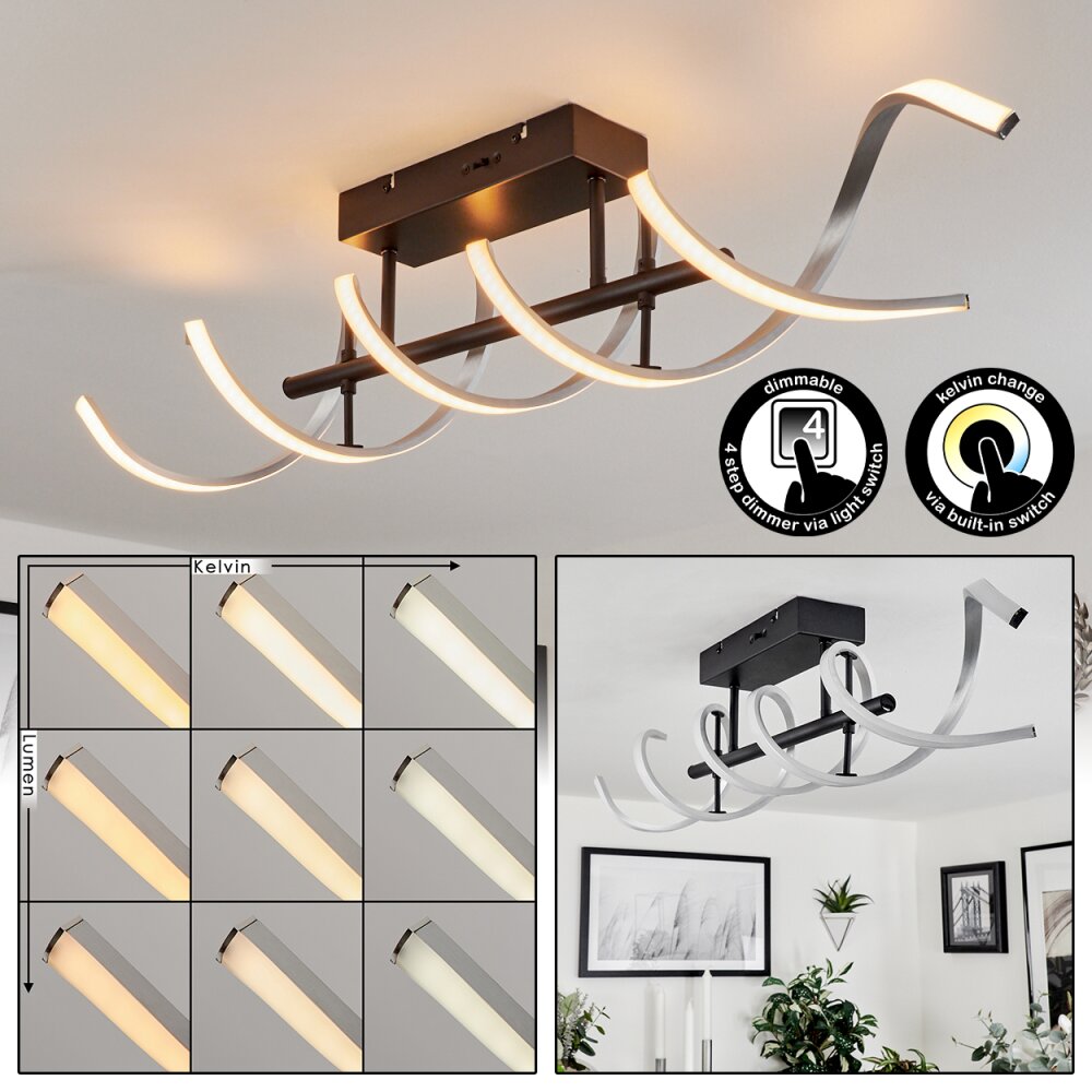 Khovet Lampa Sufitowa LED Czarny, 1-punktowy main product photo