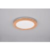 Reality Camillus Lampa Sufitowa LED Wygląd drewna, Biały, 1-punktowy