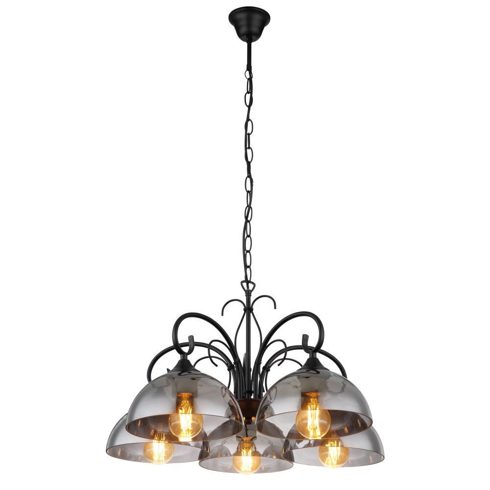Globo COTTAGE Lampa Wisząca Czarny, 5-punktowe main product photo