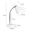 Steinhauer Spring lampka nocna Biały, 1-punktowy