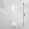SCHÖNER WOHNEN-Kollektion Sun Lampa stołowa LED Biały, 1-punktowy, Zmieniacz kolorów