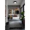 SCHÖNER WOHNEN-Kollektion Wood Lampa Sufitowa LED Wygląd drewna, Czarny, 1-punktowy