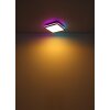 Globo JAXXI Lampa Sufitowa LED Czarny, 2-punktowe, Zdalne sterowanie, Zmieniacz kolorów