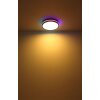 Globo JAXXI Lampa Sufitowa LED Czarny, 2-punktowe, Zdalne sterowanie, Zmieniacz kolorów