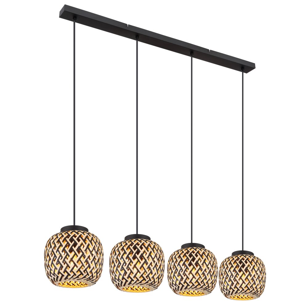 Globo COLLY Lampa Wisząca Czarny, 4-punktowe main product photo