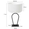 Steinhauer Stang lampka nocna Czarny, 1-punktowy