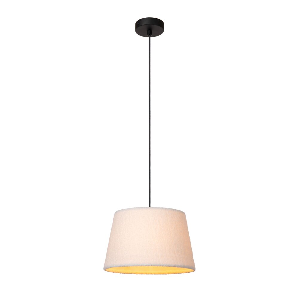 Lucide WOOLLY Lampa Wisząca Czarny, 1-punktowy main product photo